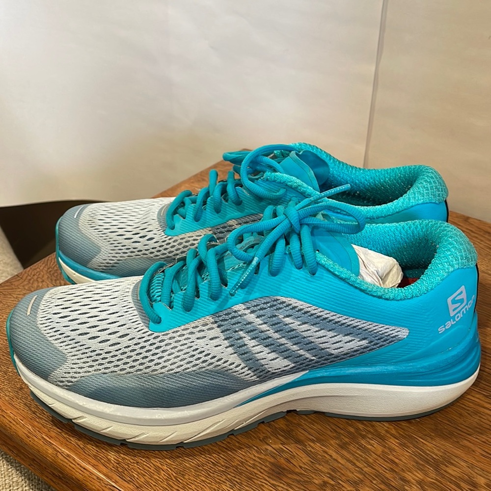 Salomon Sonic RA Max 2 running Shoes women size 10 Cashmere Blue/bluebird